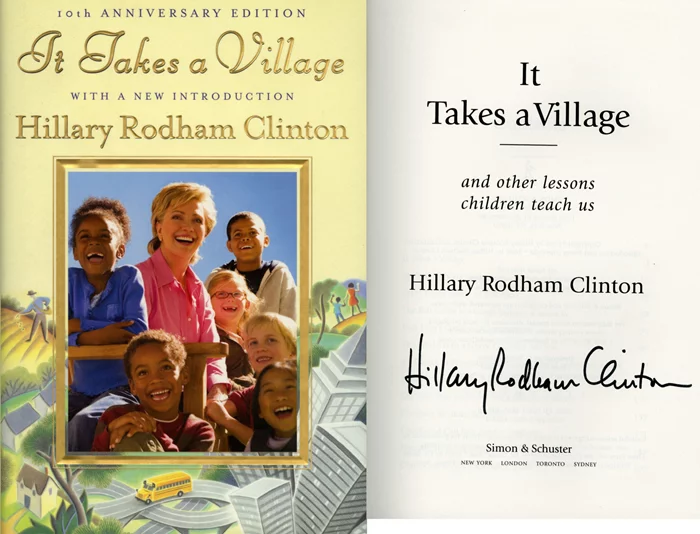 Hillary Rodham Clinton autograph