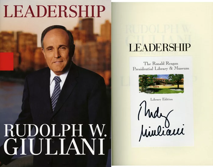Rudy Giuliani autograph