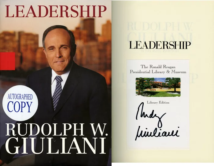 Rudy Giuliani autograph