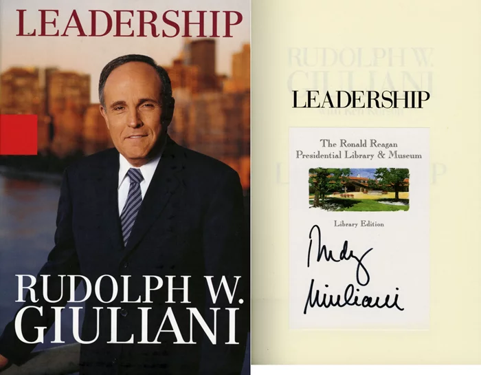 Rudy Giuliani autograph