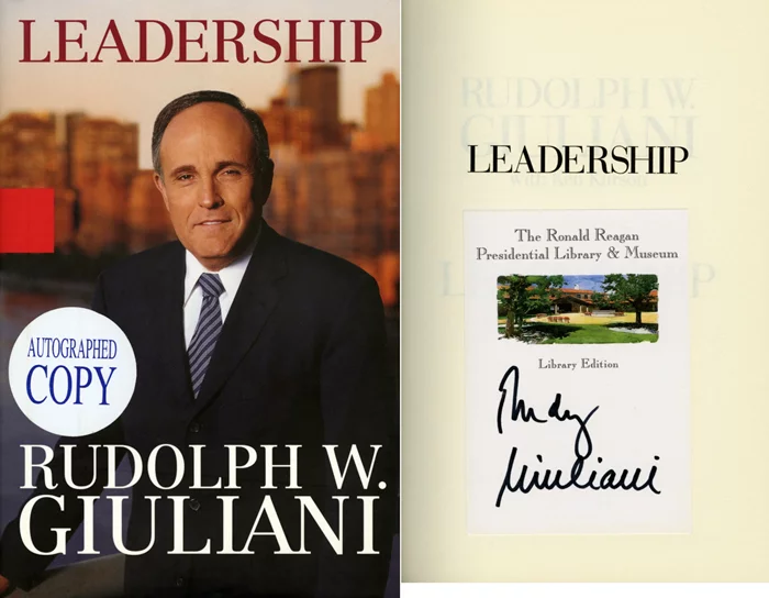 Rudy Giuliani autograph