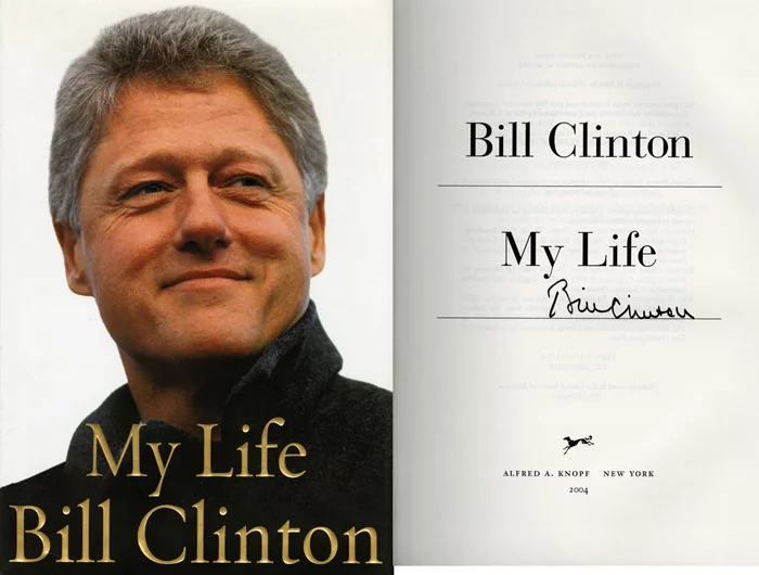 Bill Clinton autograph