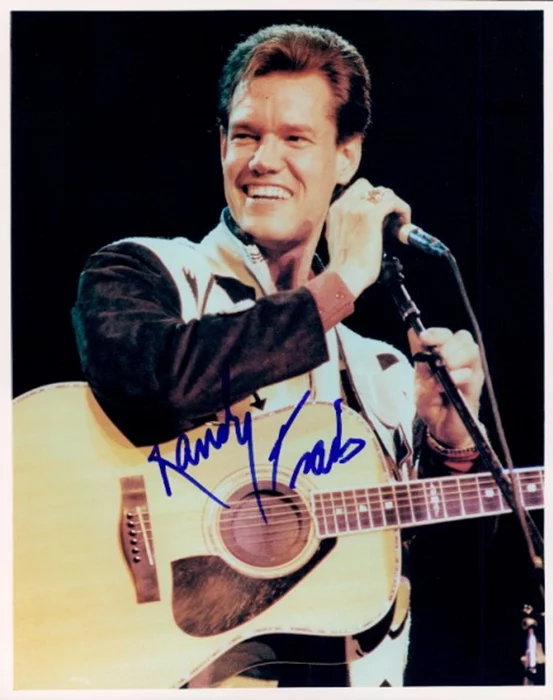 Randy Travis autograph