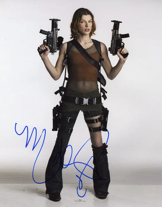 Milla Jovovich autograph