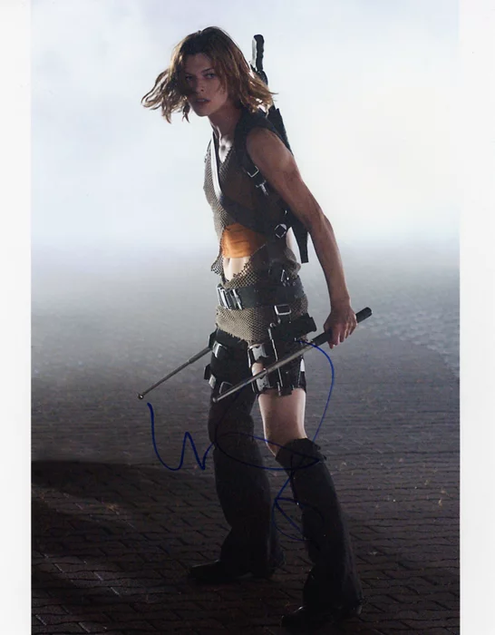 Milla Jovovich autograph