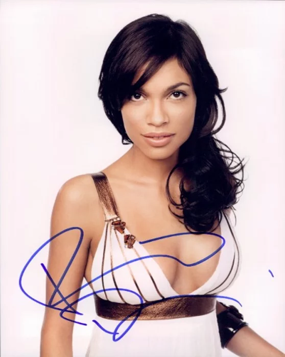 Rosario Dawson autograph
