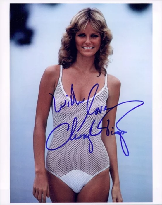 Cheryl Tiegs autograph