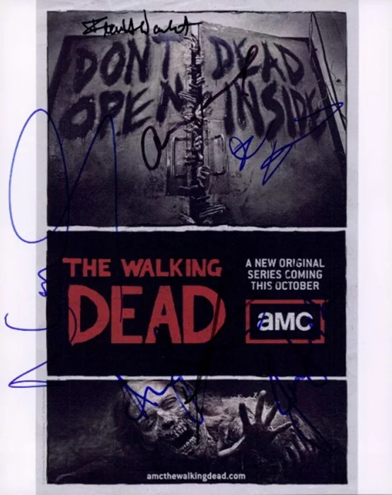 The Walking Dead autograph