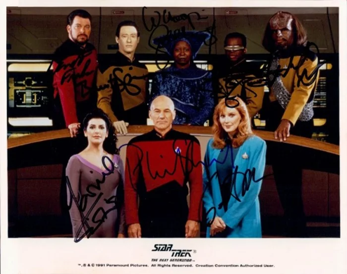 Star Trek: The Next Generation autograph