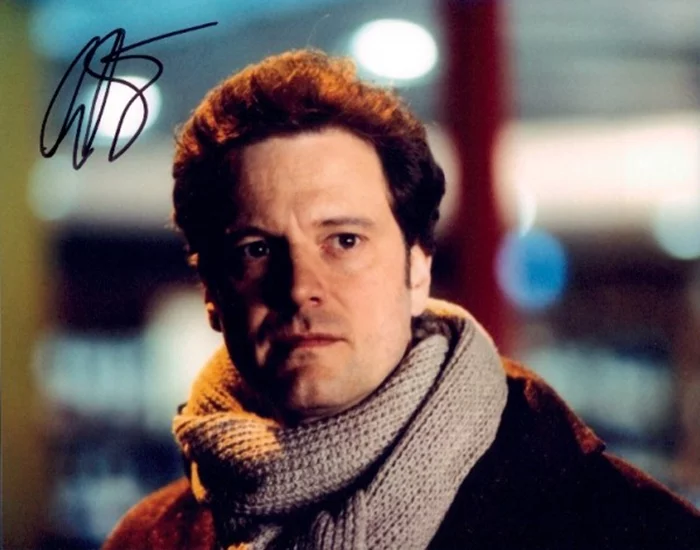Colin Firth autograph