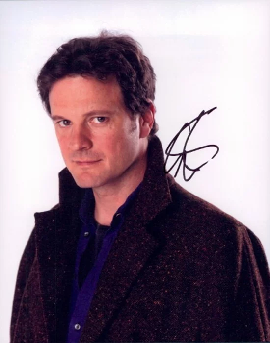 Colin Firth autograph