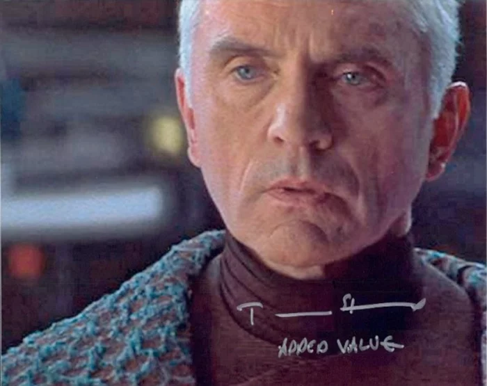 Terence Stamp autograph