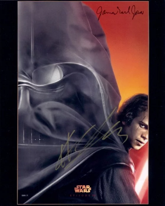 Darth Vader autograph