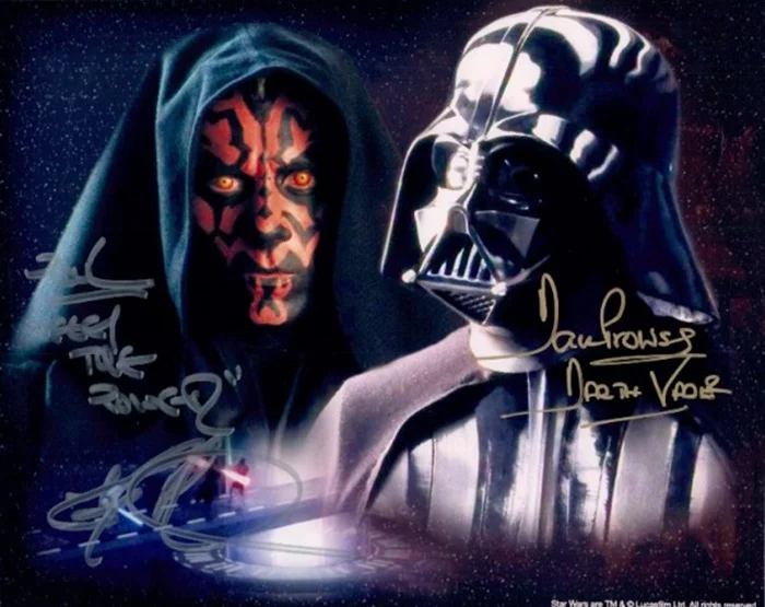 Star Wars Sith Lords autograph