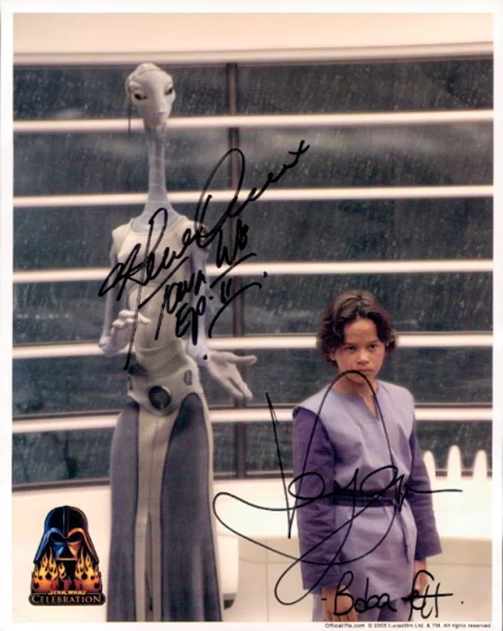 Star Wars: Episode II - Attack of the Clones autograph