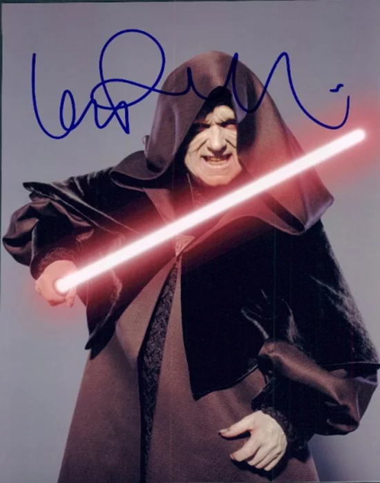 Ian McDiarmid autograph