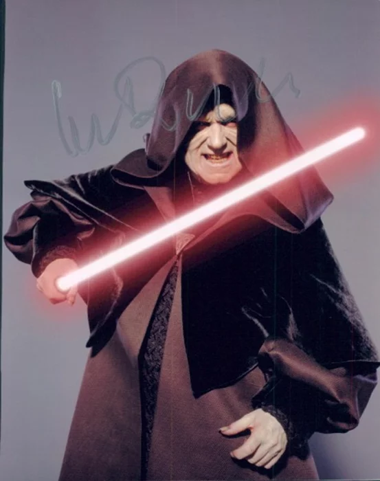 Ian McDiarmid autograph