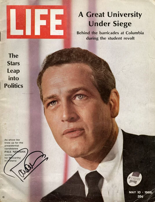 Paul Newman autograph
