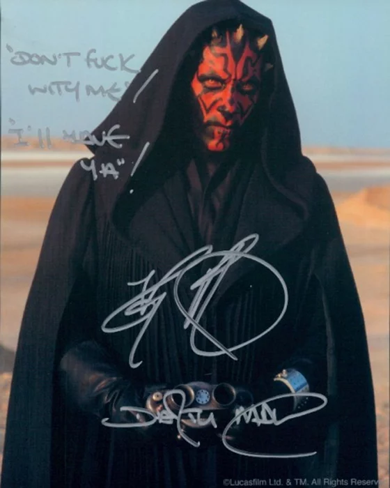 Ray Park autograph