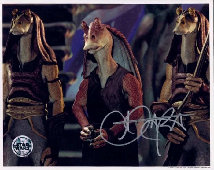 Ahmed Best autograph