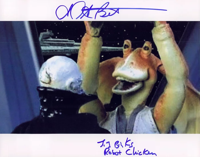 Ahmed Best autograph