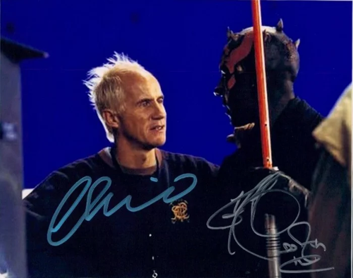 Darth Maul autograph