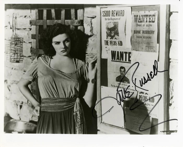 Jane Russell autograph