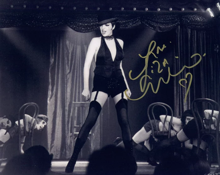 Liza Minnelli autograph
