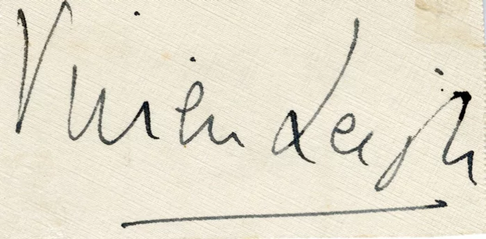 Vivien Leigh autograph