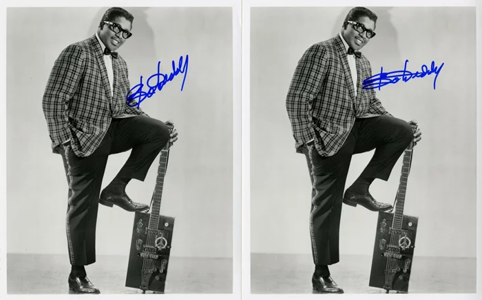 Bo Diddley autograph