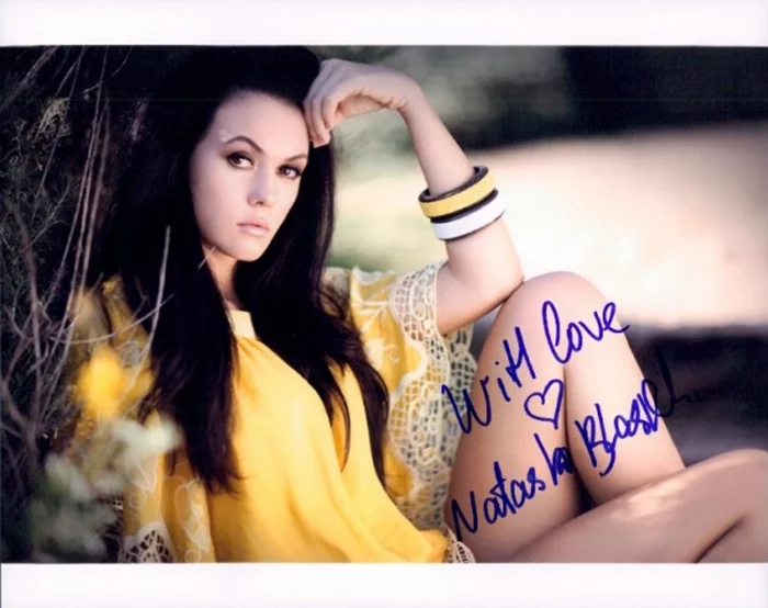 Natasha Blasick autograph