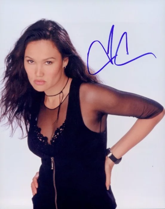 Tia Carrere autograph
