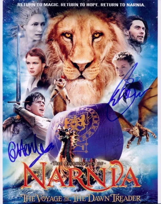 Chronicles of Narnia autograph
