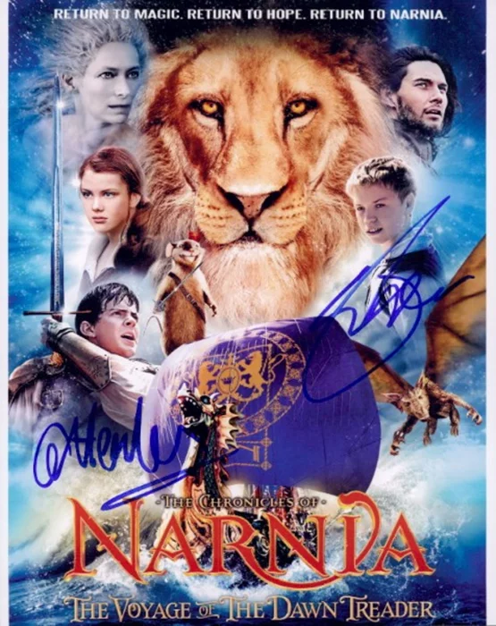 Chronicles of Narnia autograph