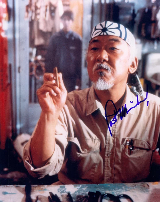 Pat Morita autograph