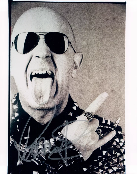 Rob Halford autograph