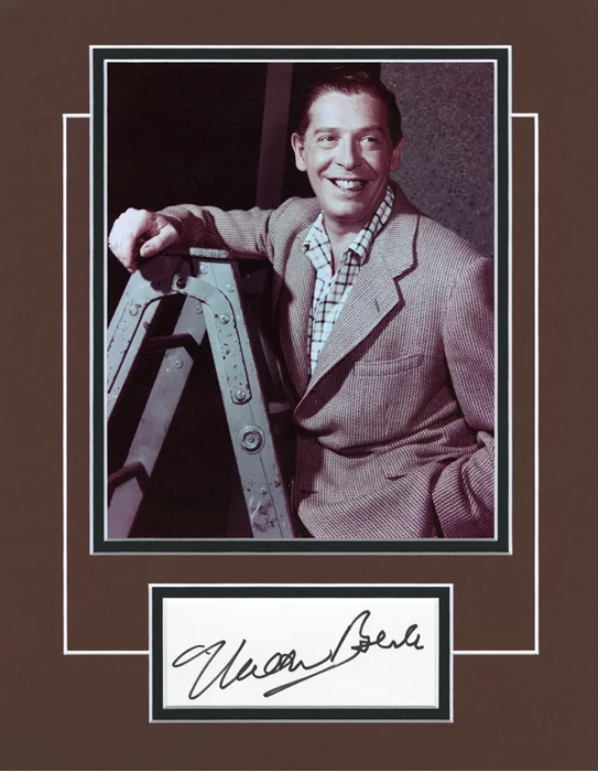 Milton Berle autograph
