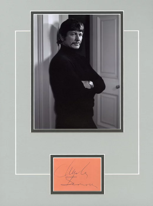Charles Bronson autograph
