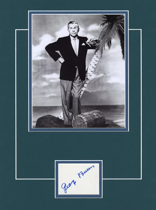 George Burns autograph