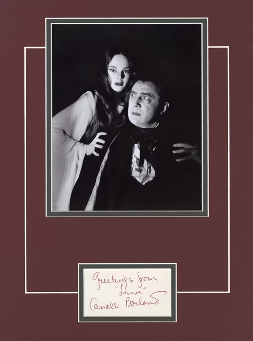 Mark of The Vampire autograph