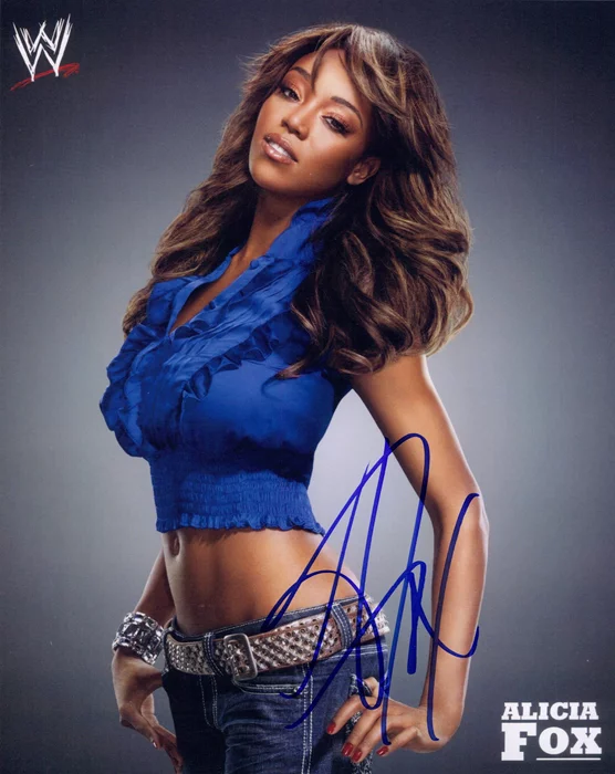 Alicia Fox autograph