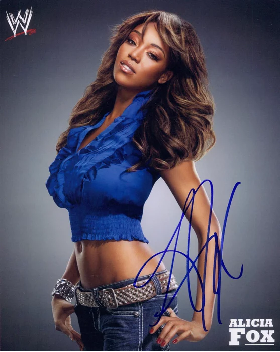 Alicia Fox autograph