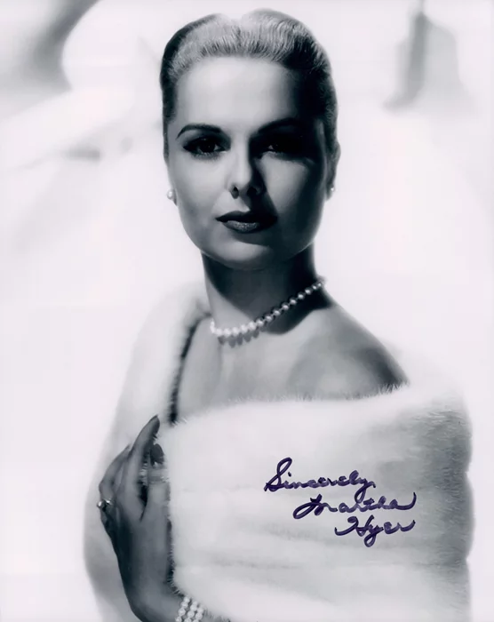 Martha Hyer autograph