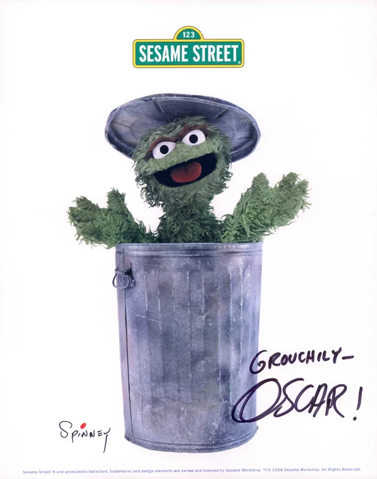 Caroll Spinney autograph