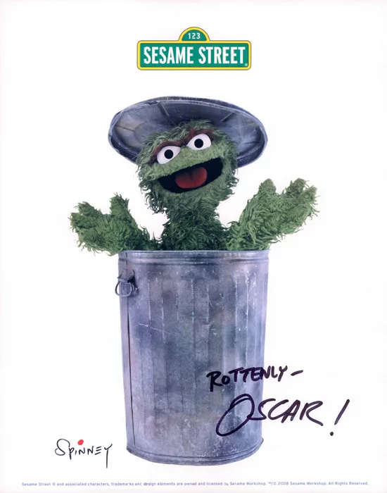 Caroll Spinney autograph