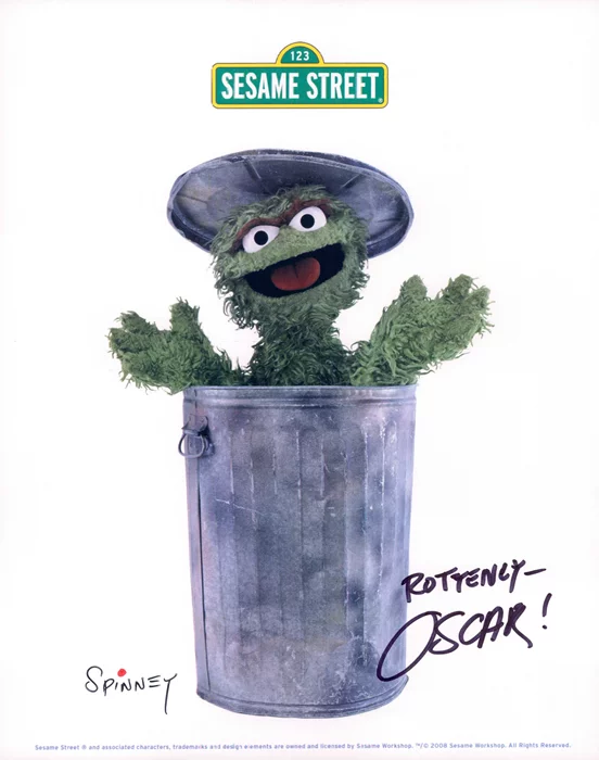 Caroll Spinney autograph