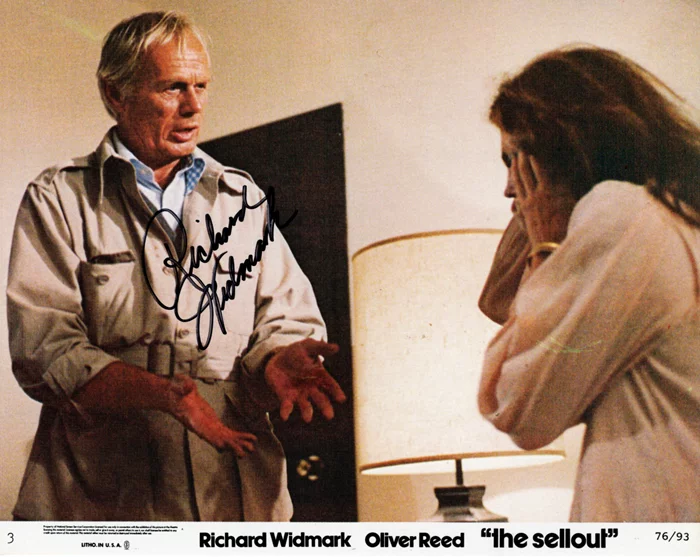 Richard Widmark autograph
