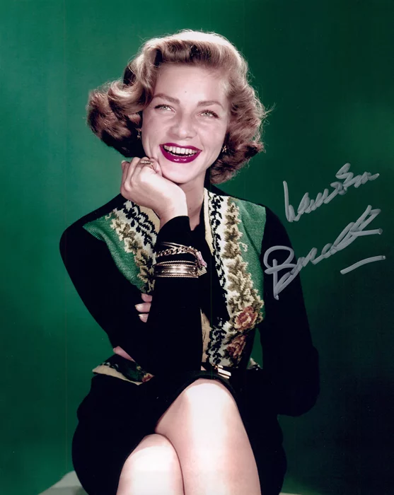 Lauren Bacall autograph
