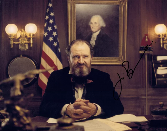 Jim Broadbent autograph