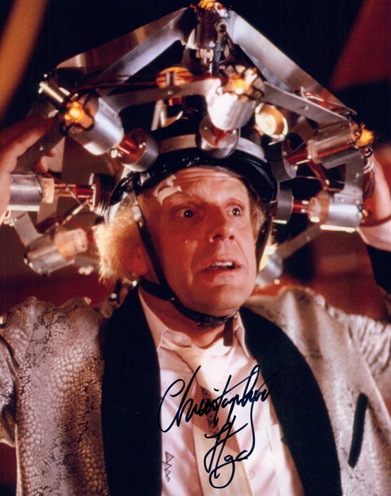 Christopher Lloyd autograph